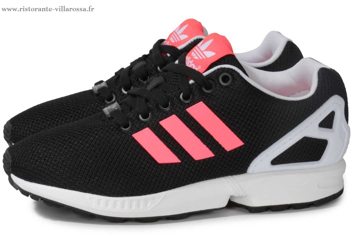 adidas zx flux femmes noir et rose